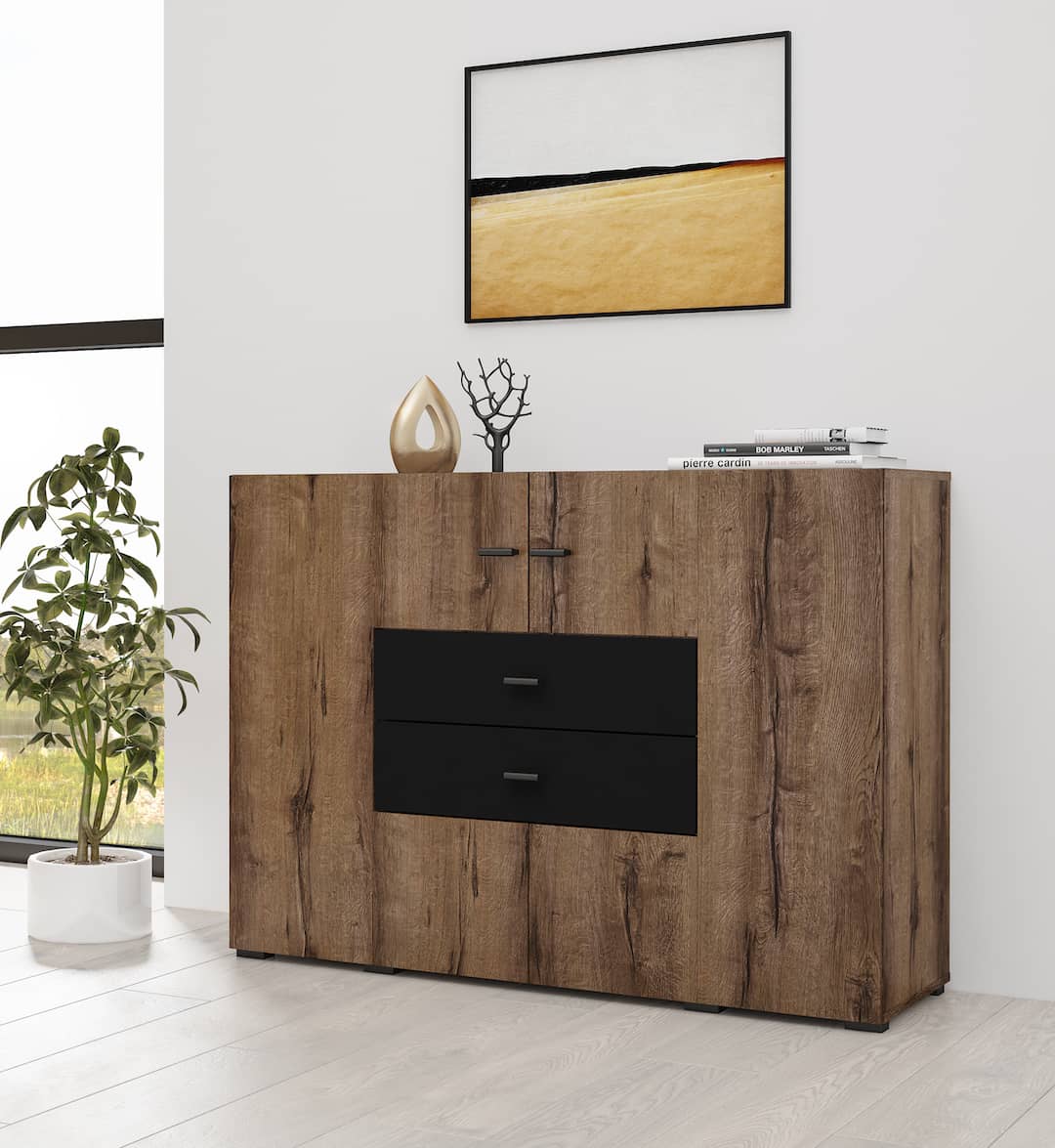 View Coby 43 Sideboard Cabinet 122cm Oak Monastery 122cm information