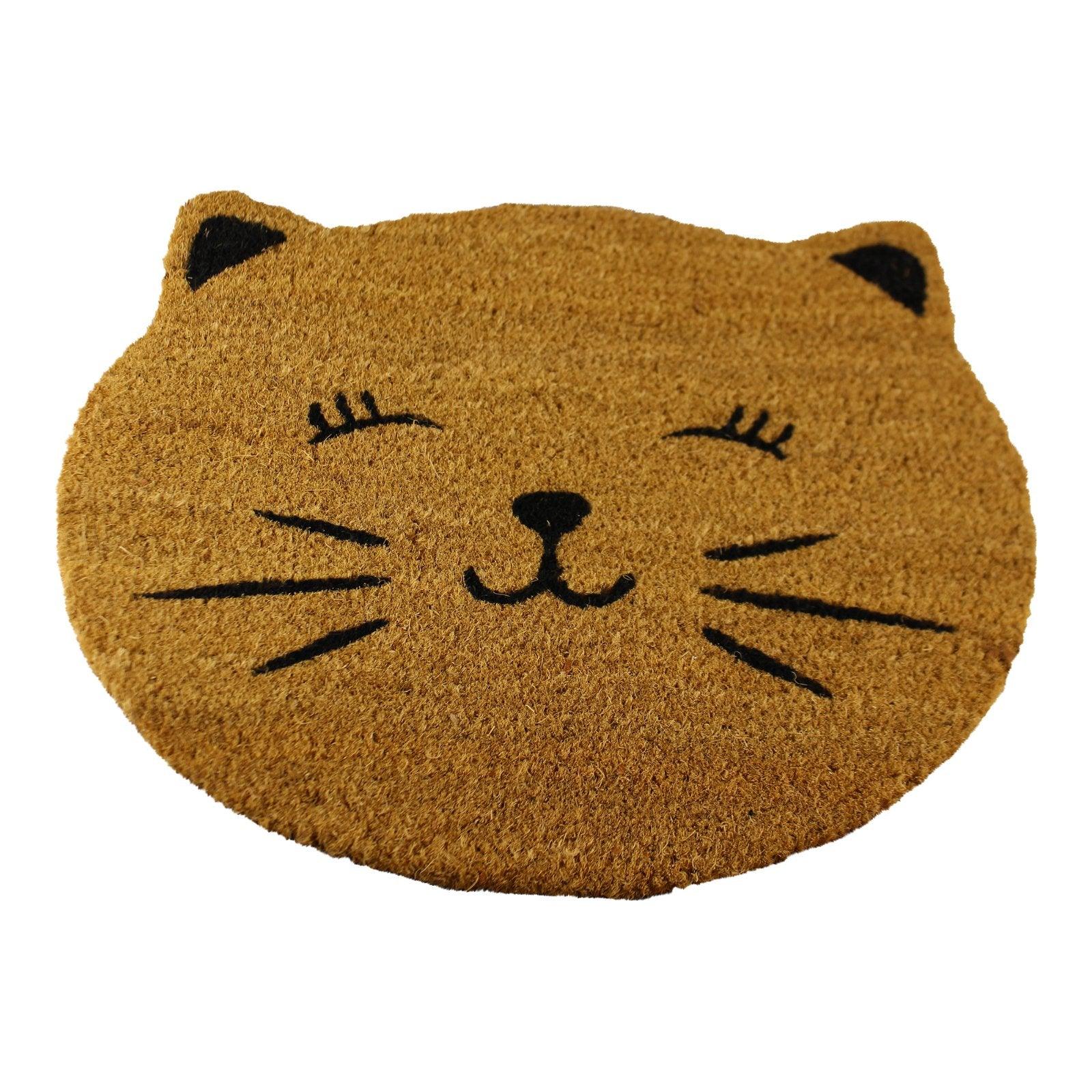 View Coir Doormat Cat Design information