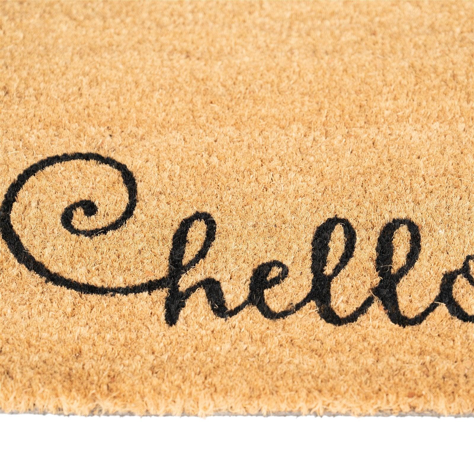 View Coir Doormat Hello 40x60cm information