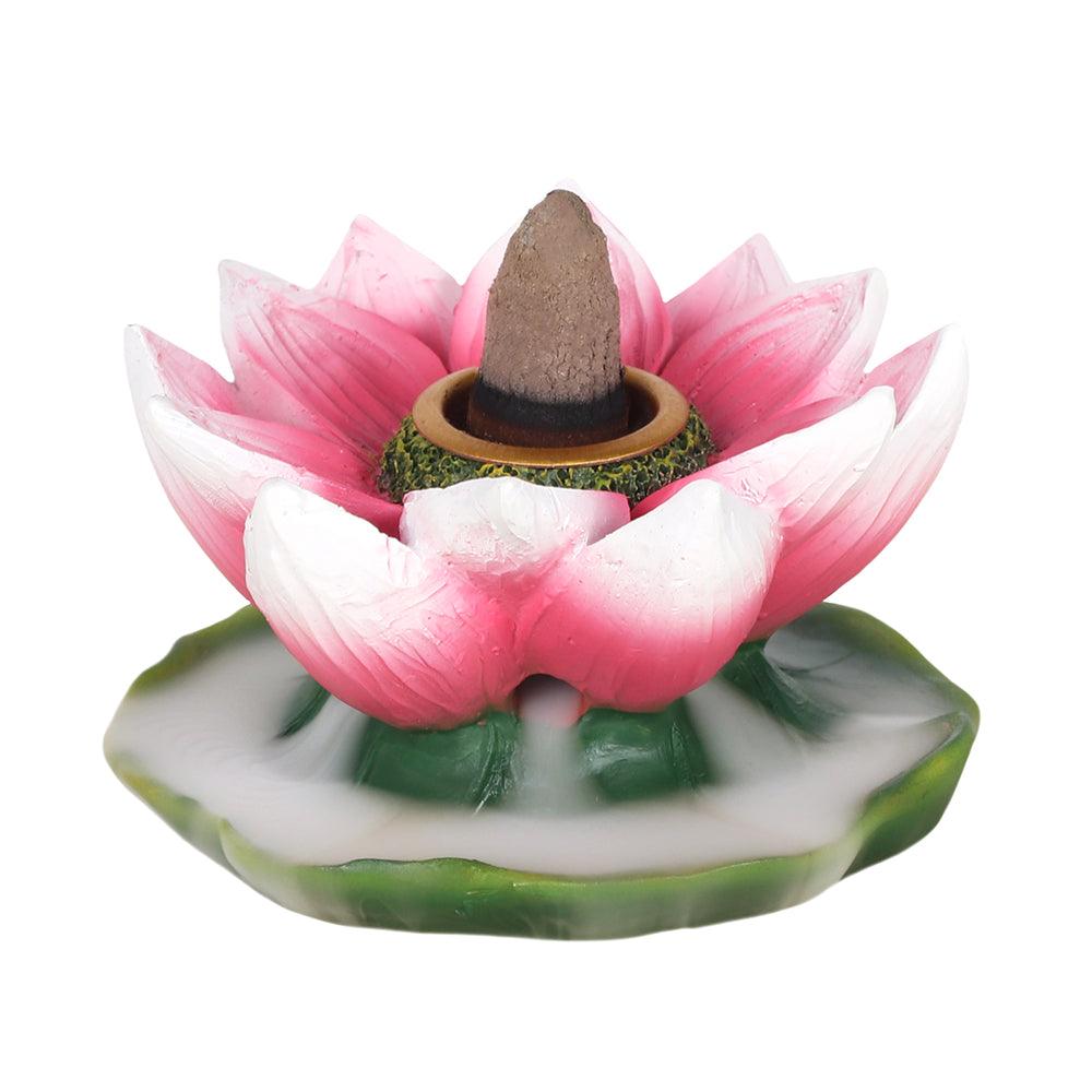 View Coloured Lotus Backflow Incense Burner information