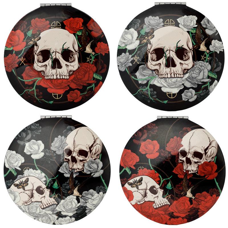 View Compact Mirror Skulls and Roses information