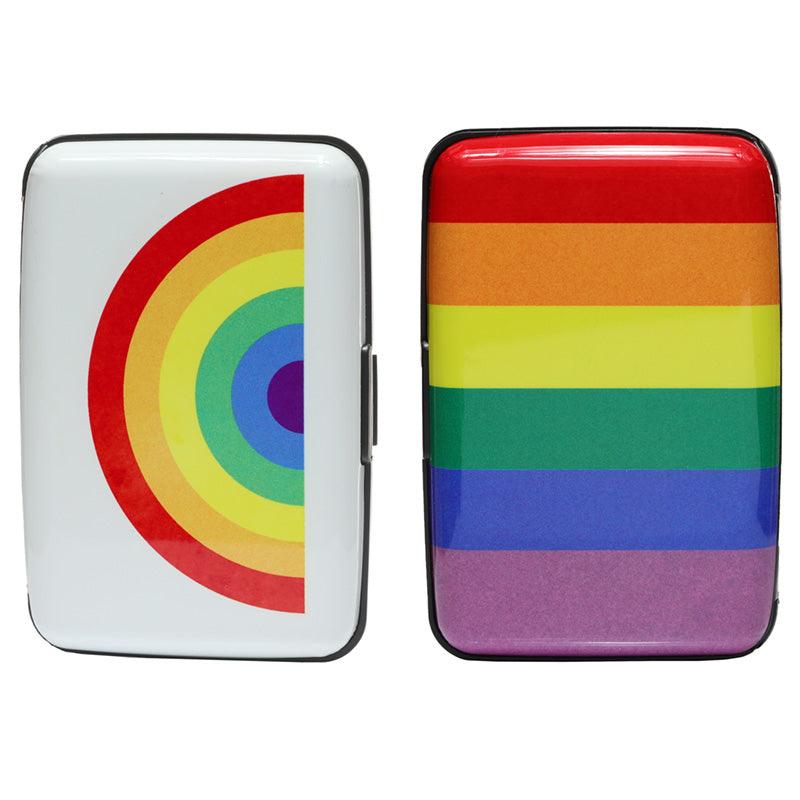 View Contactless Protection Card Holder Wallet Somewhere Rainbow information