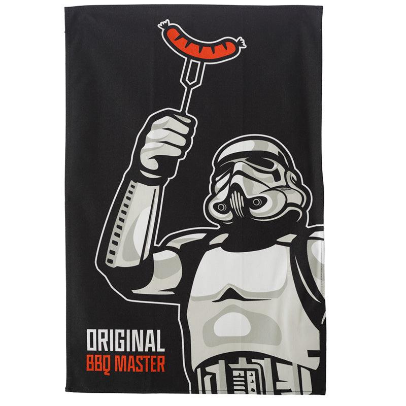View Cotton Tea Towel The Original Stormtrooper Hot Dog BBQ Master information