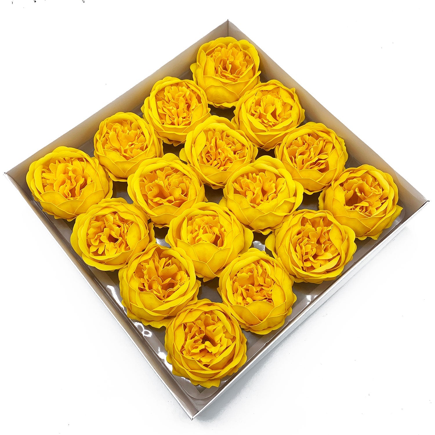 View Craft Soap Flower Ext Large Peony Yellow information