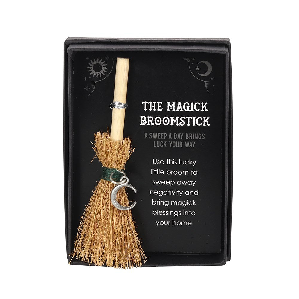 View Crescent Moon Mini Magick Broomstick information