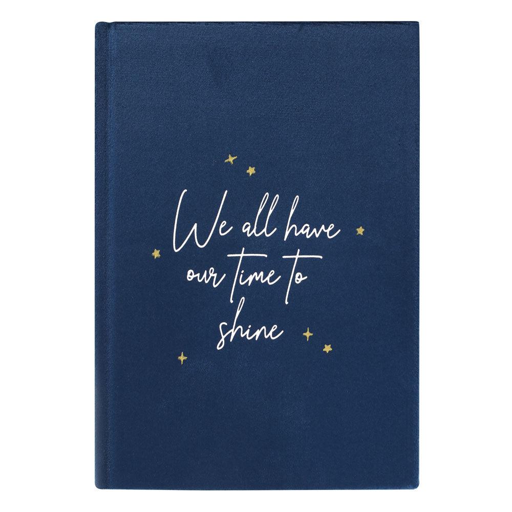 View Crescent Moon Velvet Notebook information