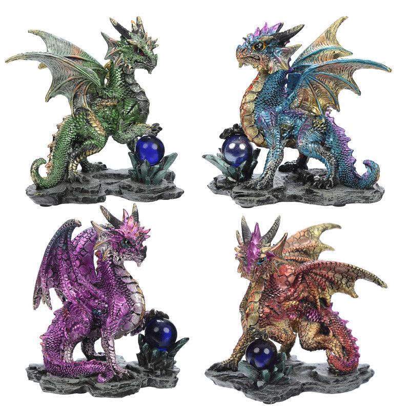 View Crystal Rock Soothsayer Enchanted Nightmare Dragon Figurine information