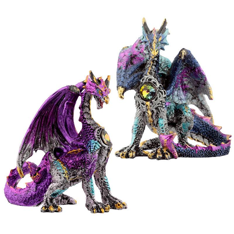 View Crystal Shield Dark Legends Dragon Figurine information