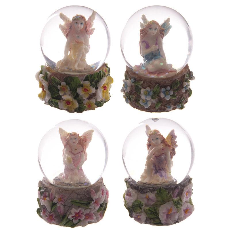 View Cute Flower Fairy Mini Waterball Snow Globe information