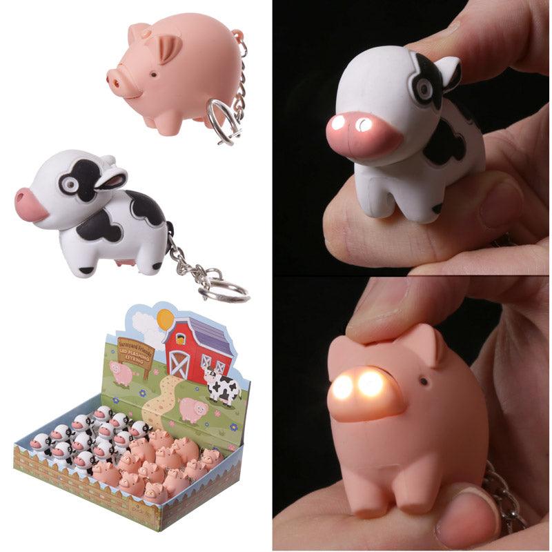 View Cute LED Farmyard Key Ring information