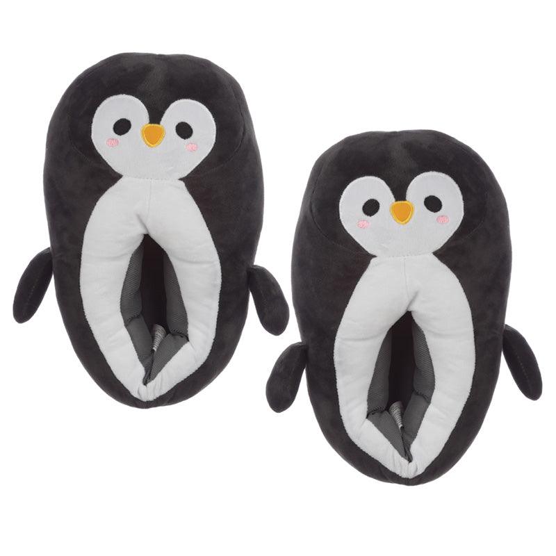 View Cute Penguin Unisex One Size Pair of Plush Slippers information