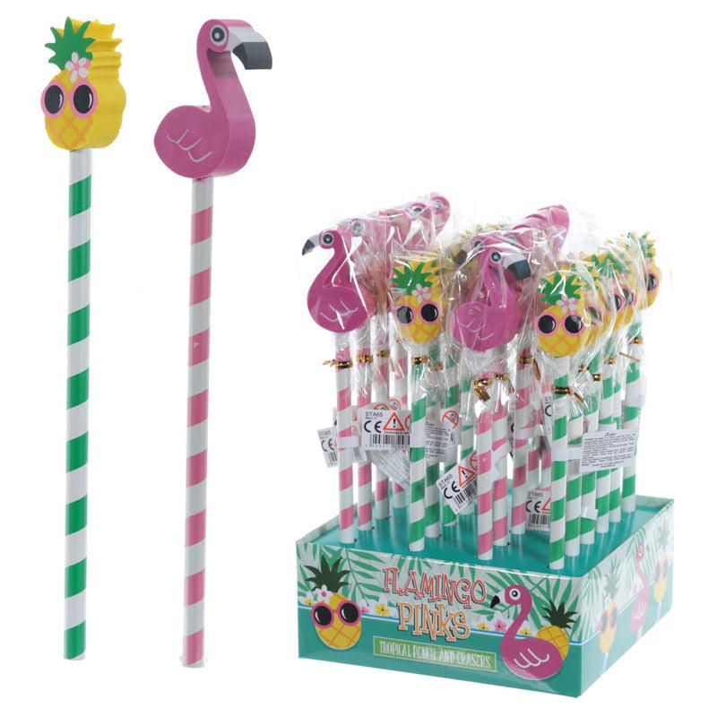View Cute Tropical Design Pencil and Eraser Set information