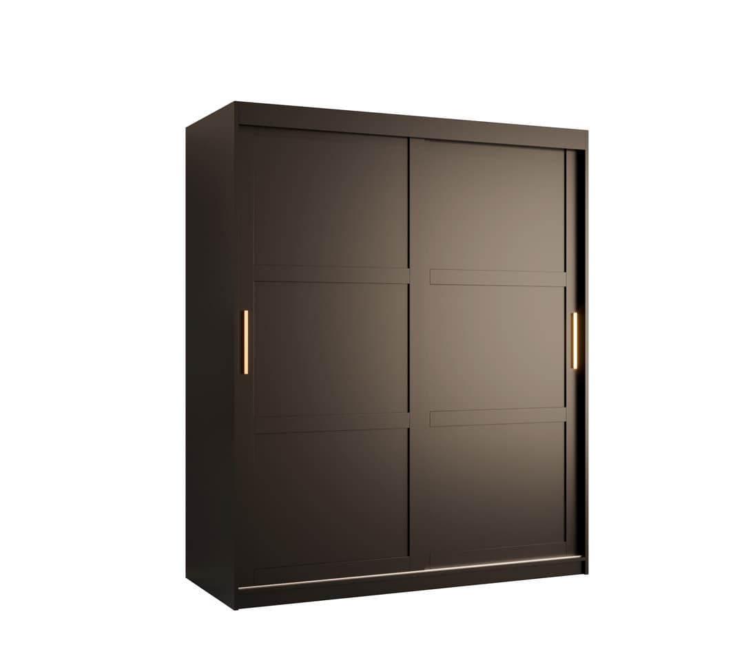 View Ramiro I Sliding Door Wardrobe 150cm Black 150cm information