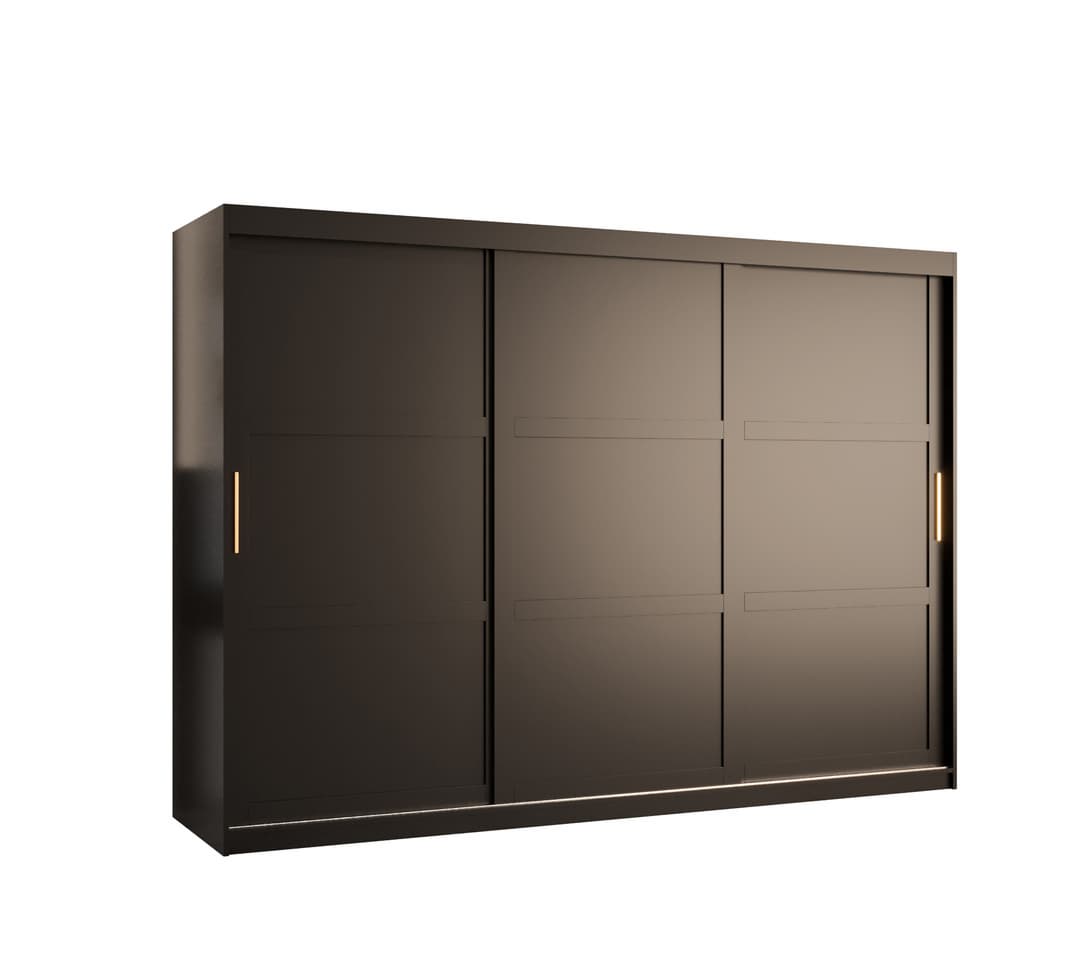 View Ramiro I Sliding Door Wardrobe 250cm Black 250cm information