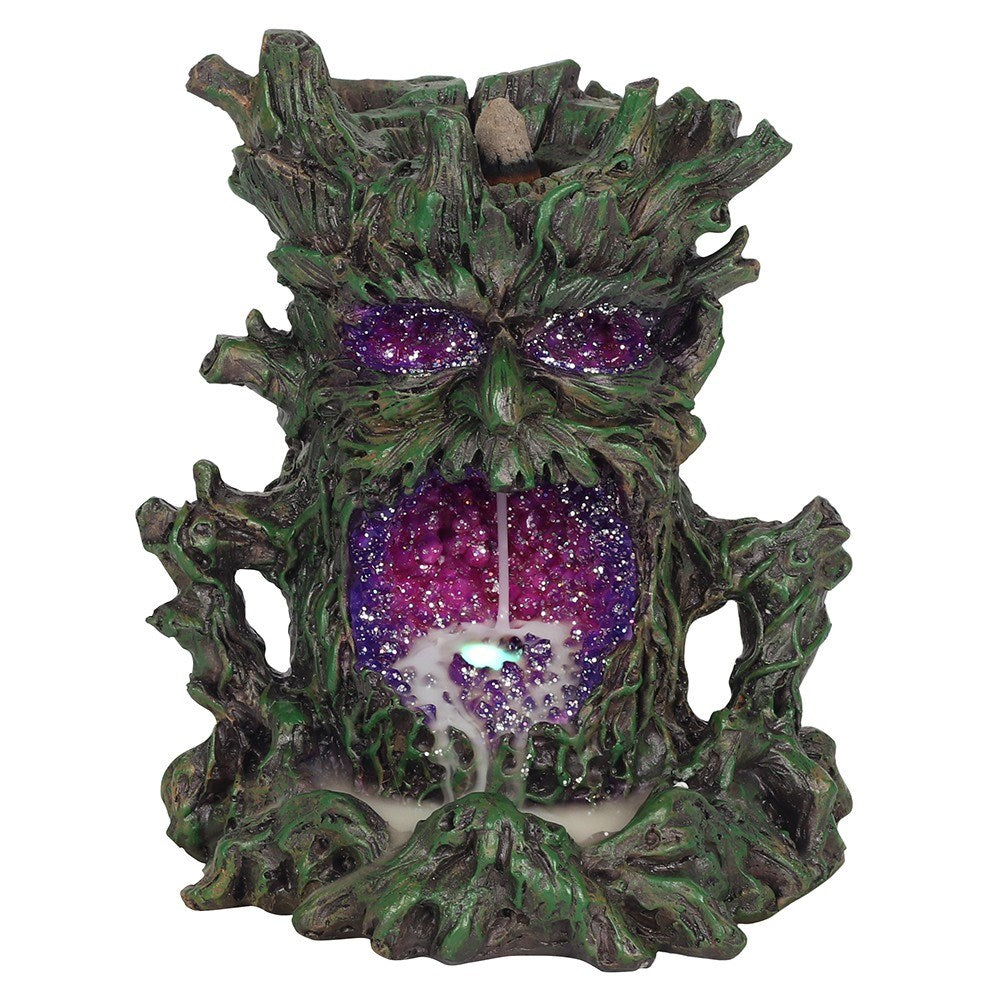 View Dark Tree Man Backflow Incense Burner with Light information