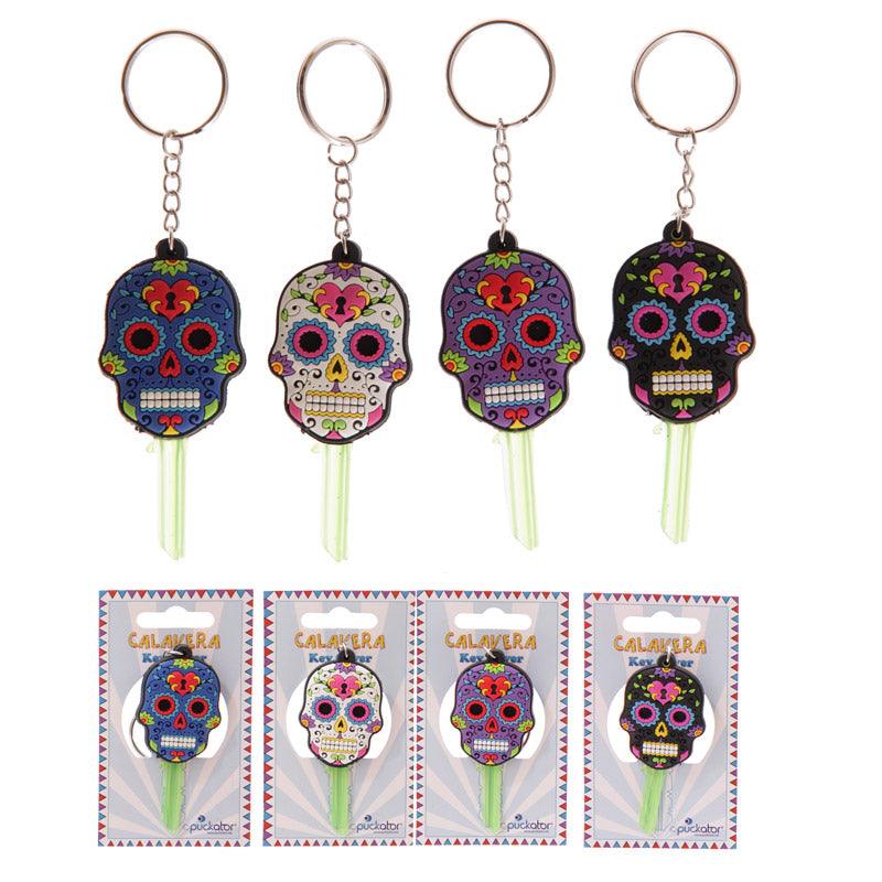 View Day of the Dead Funky PVC Key Cover Key Chain information