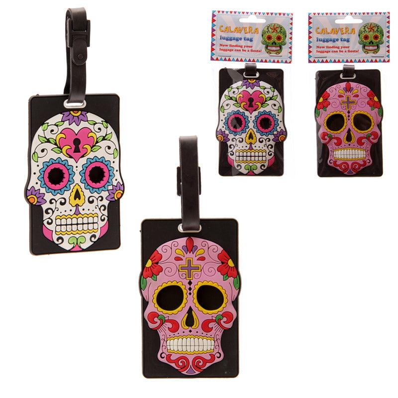 View Day of the Dead Skull PVC Luggage Tag information