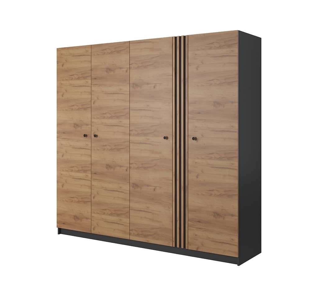 View Deco Hinged Door Wardrobe 220cm information