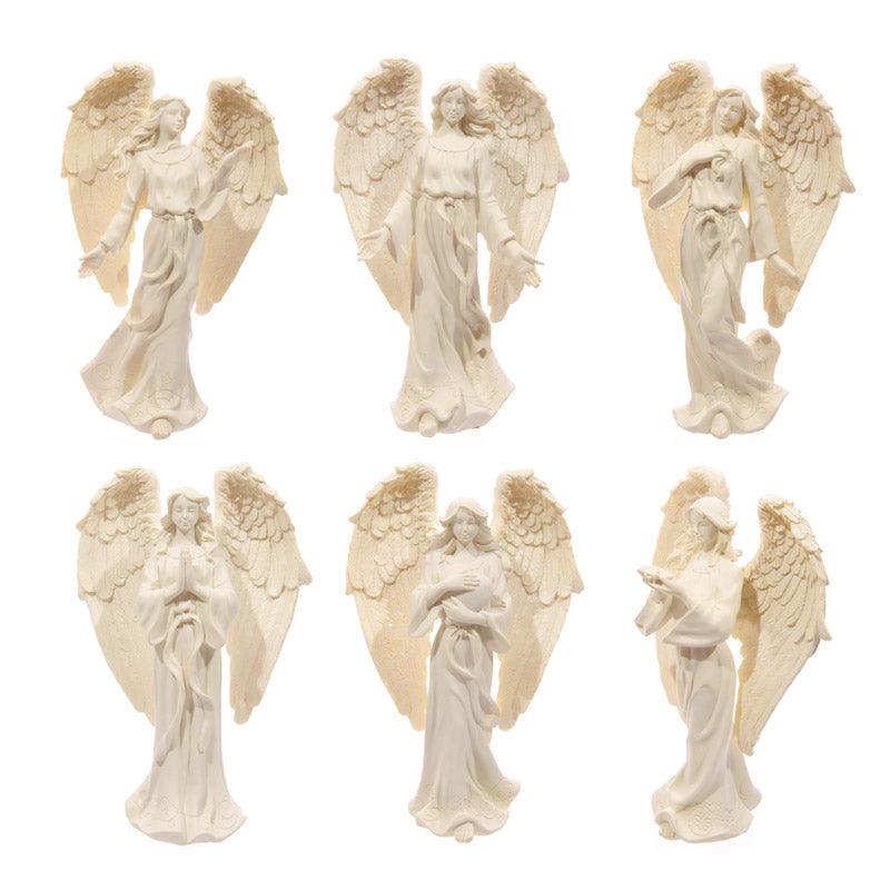 View Decorative Cream Angel Standing 17cm Figurine information
