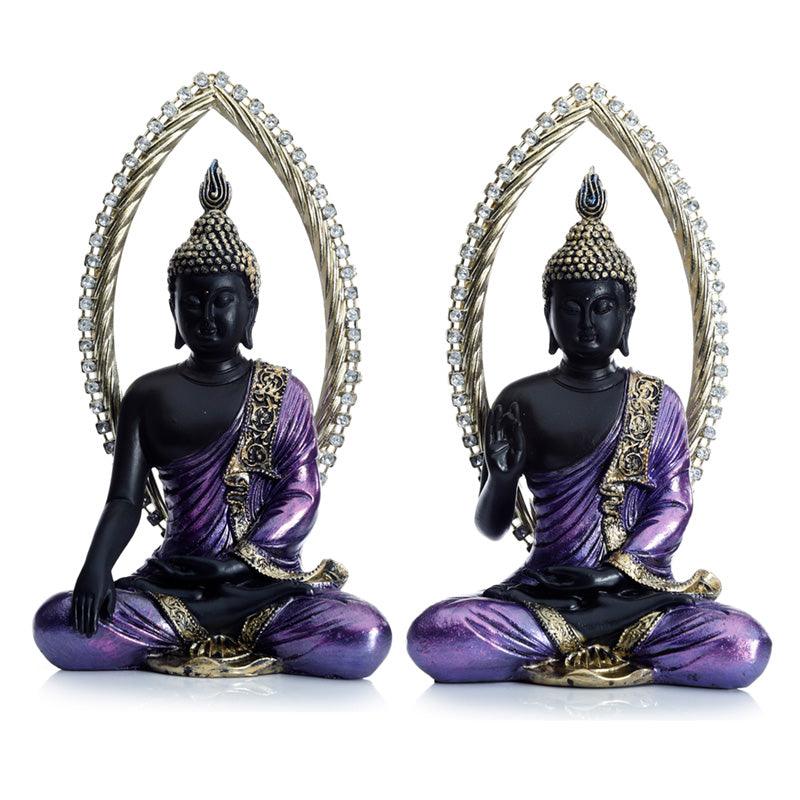 View Decorative Gold and Black Buddha Meditating information