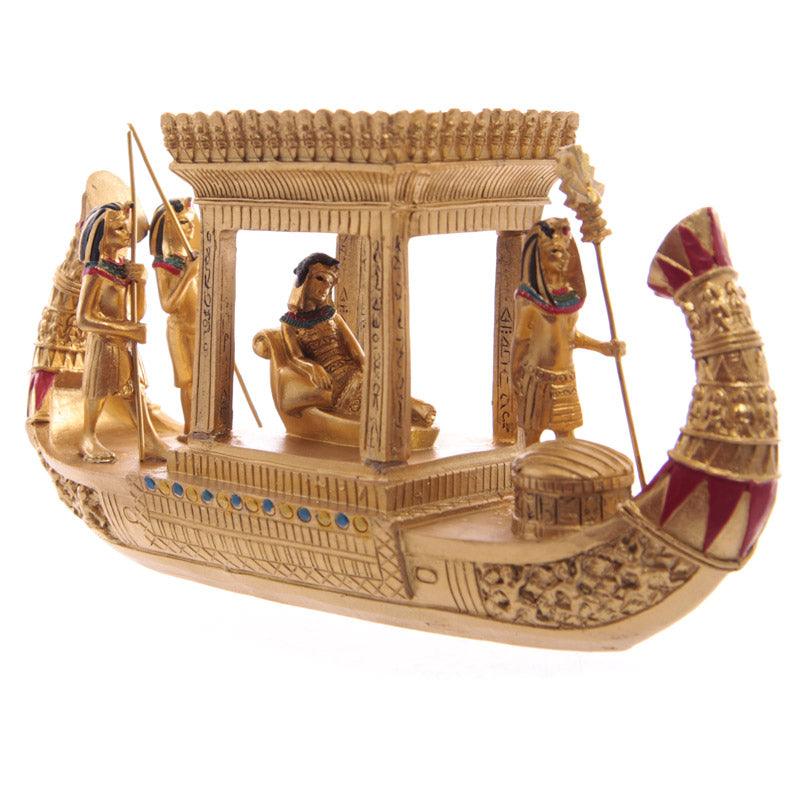 View Decorative Gold Egyptian Canopy Boat information