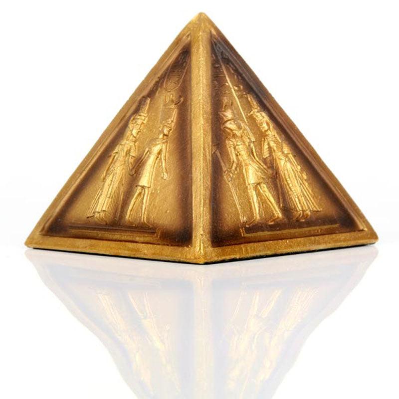 View Decorative Gold Egyptian Pyramid Ornament information
