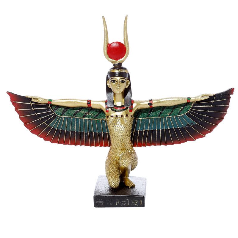View Decorative Gold Egyptian Winged Isis Figurine information