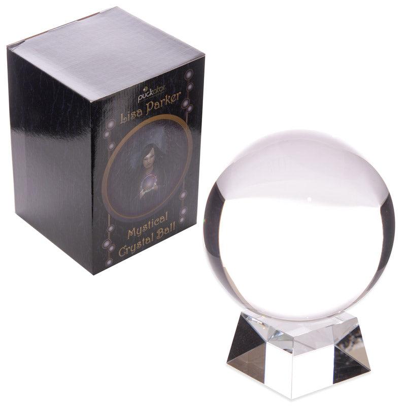 View Decorative Mystical 14cm Crystal Ball with Stand information