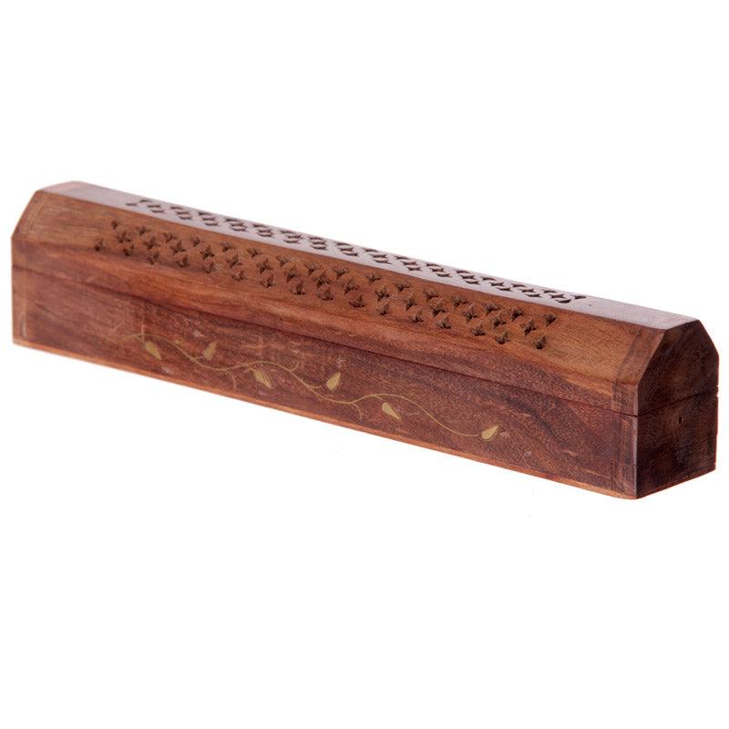 View Decorative Sheesham Wood Box with Vine Design information