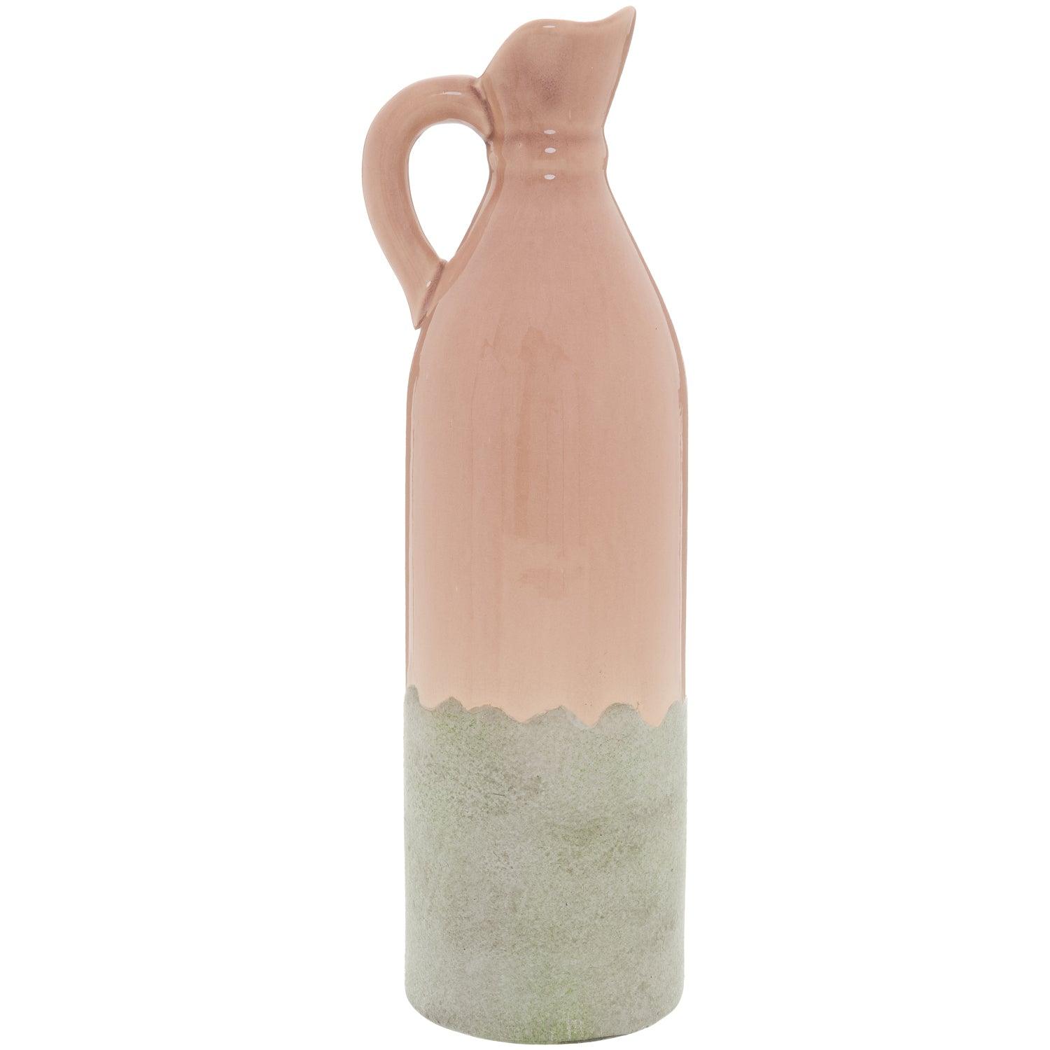 View Decorative Tall Blush Stoneware Jug information