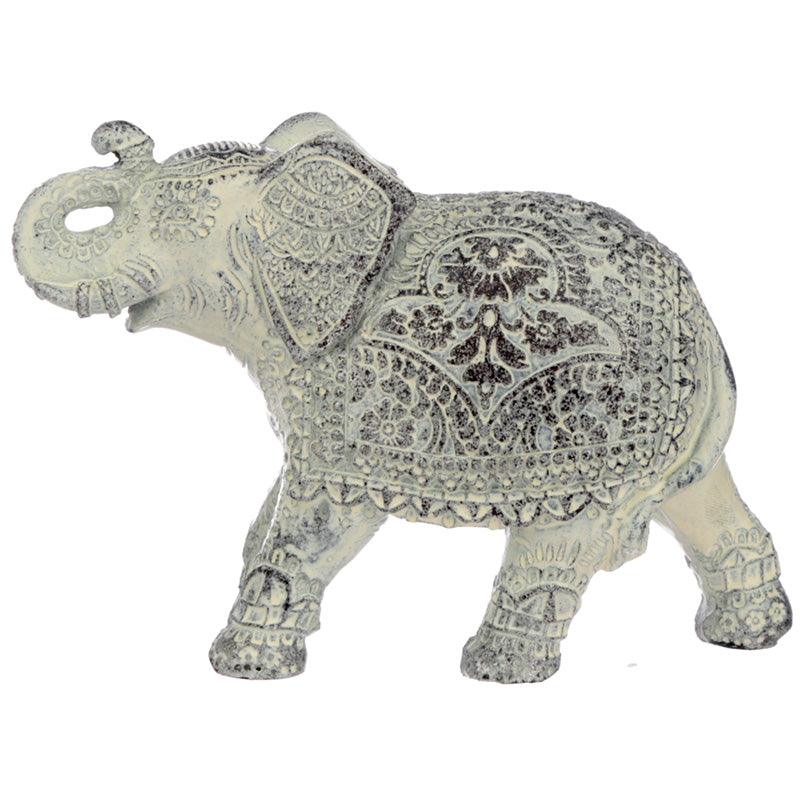 View Decorative Thai Brushed White Small Elephant information