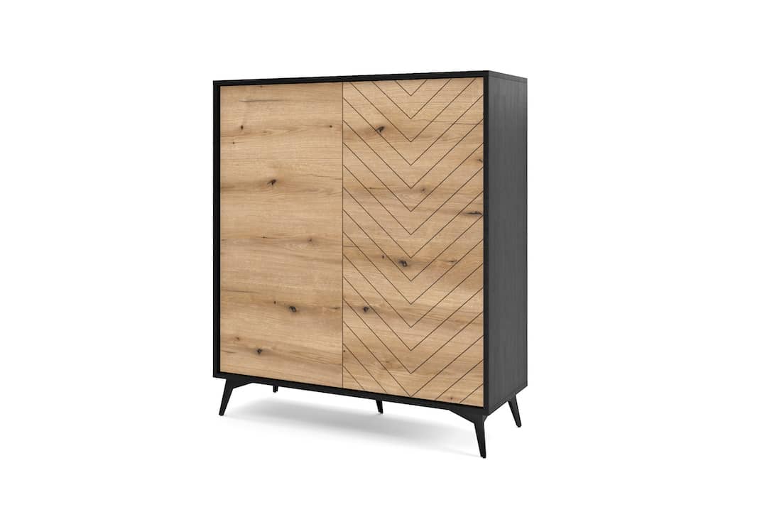 View Diamond Highboard Cabinet 104cm information