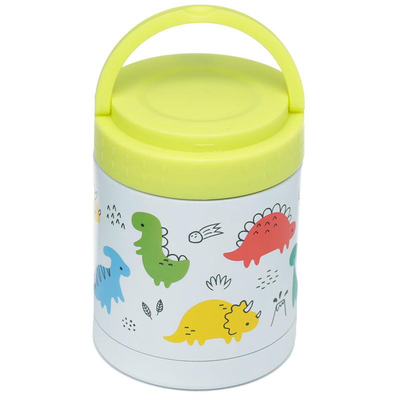 View Dinosauria Jr Reusable Stainless Hot Cold Thermal Insulated Lunch Pot Snack Pot 500ml information