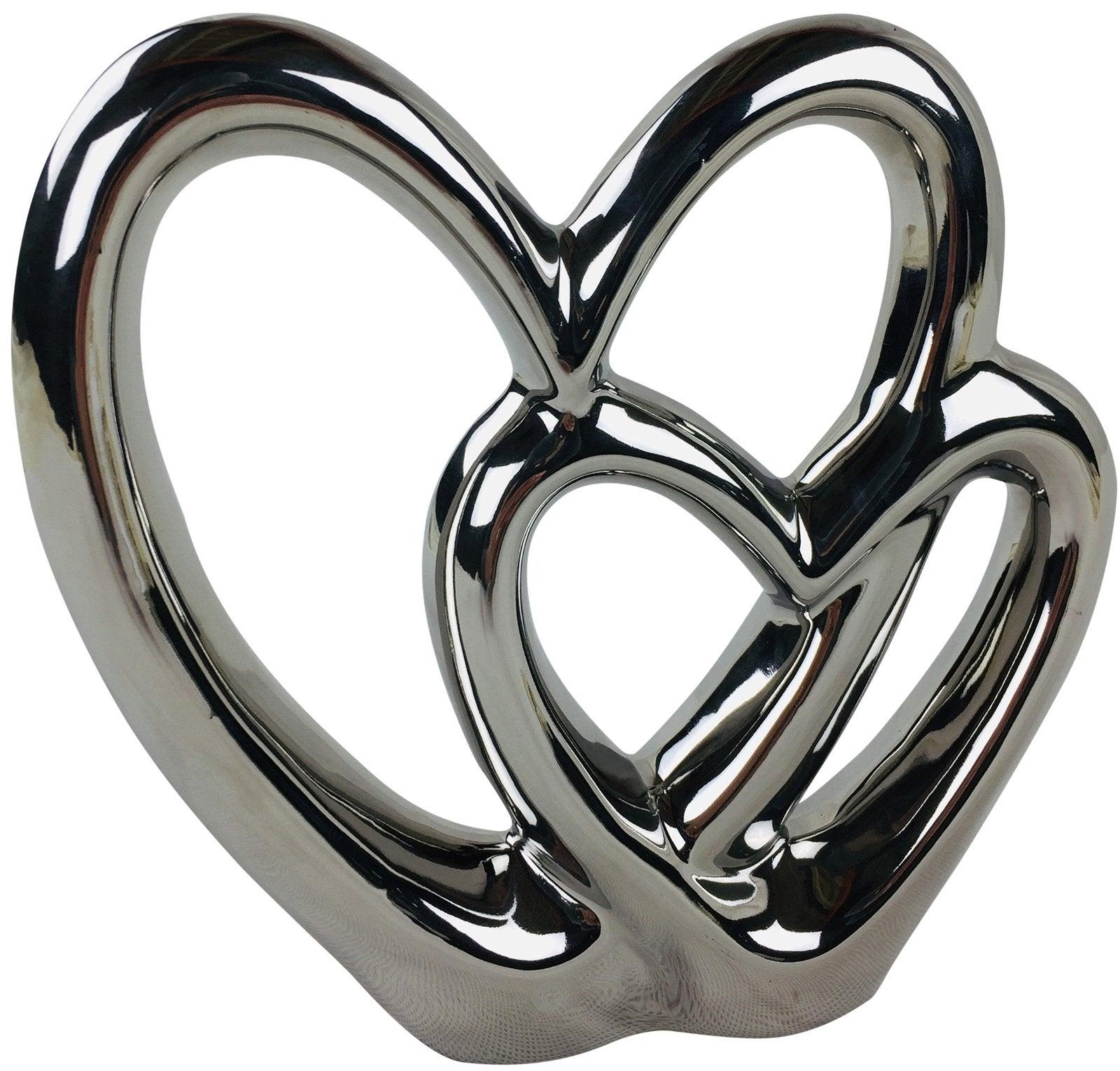 View Double Heart Ornament 21cm information