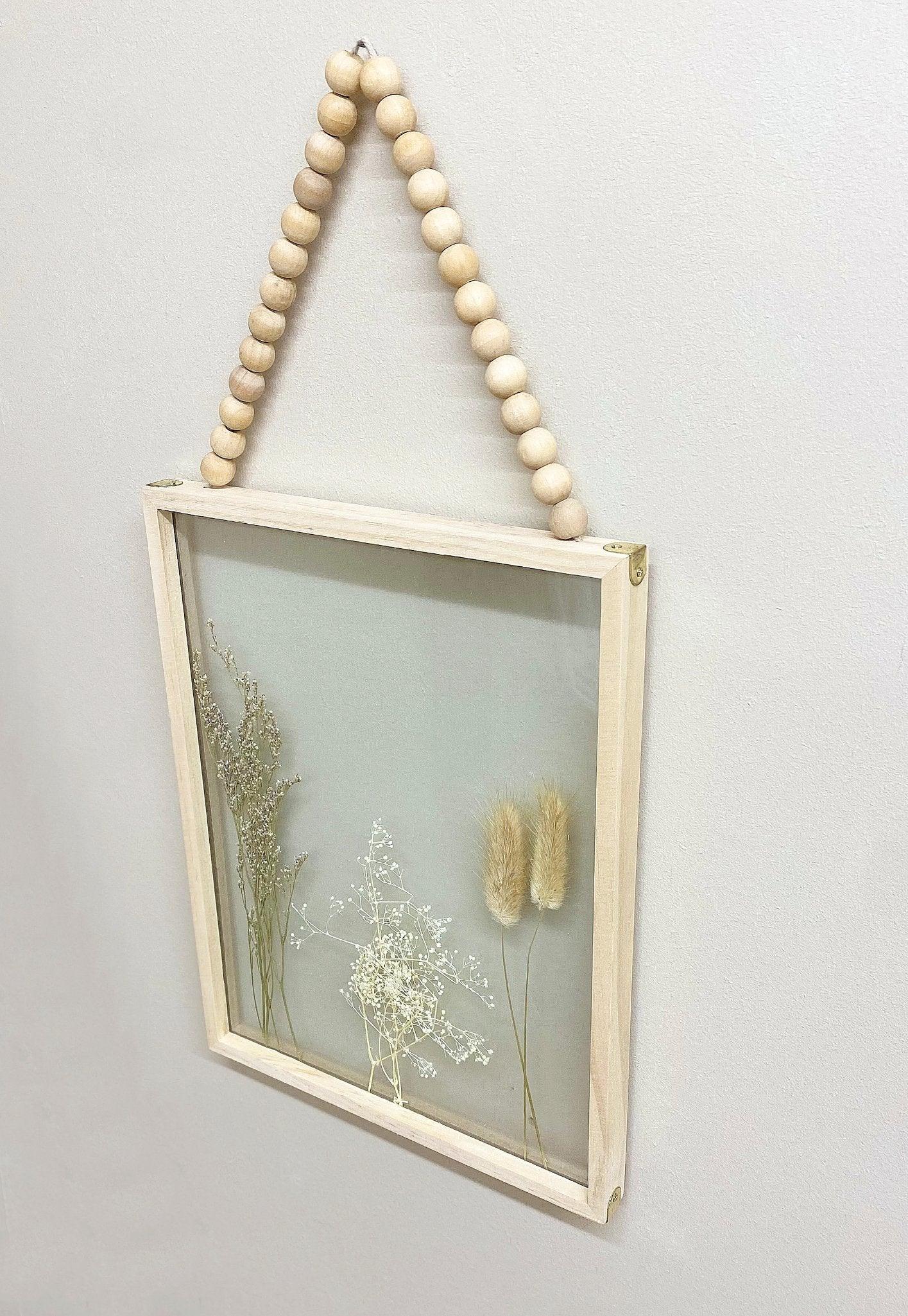 View Dried Wildflower Wall Hanging Picture information
