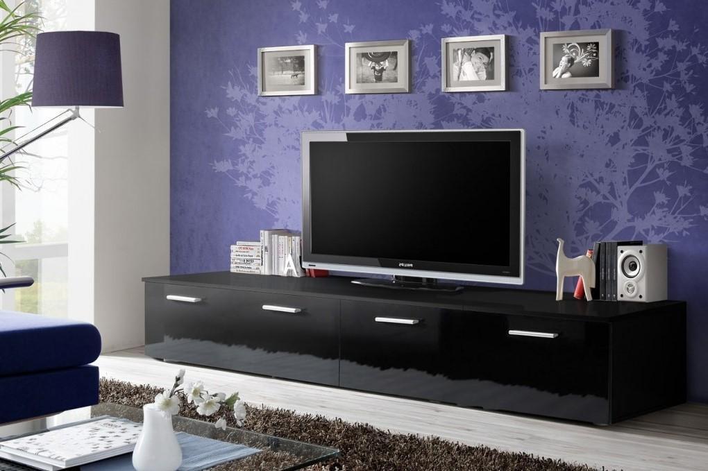 View Duo TV Cabinet in Black Gloss information