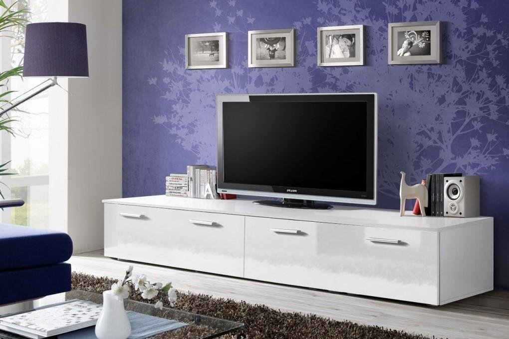 View Duo TV Cabinet in White Gloss information