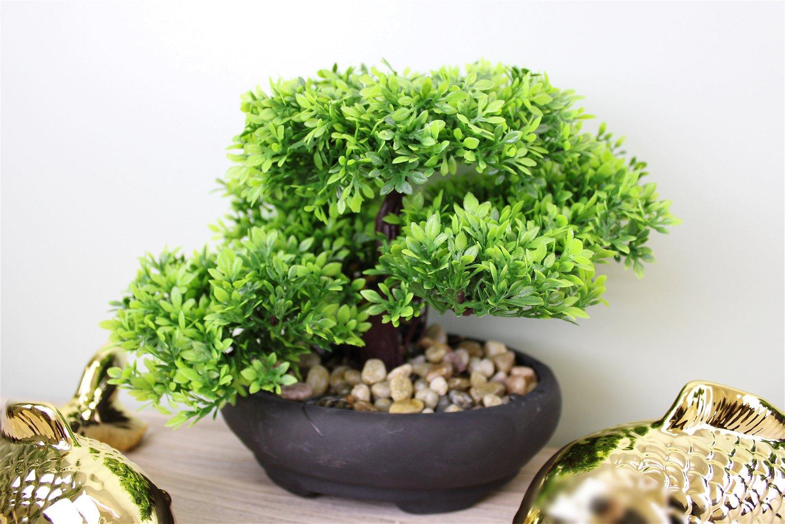 View Eastern Faux Bonsai Tree in Boxwood Style information