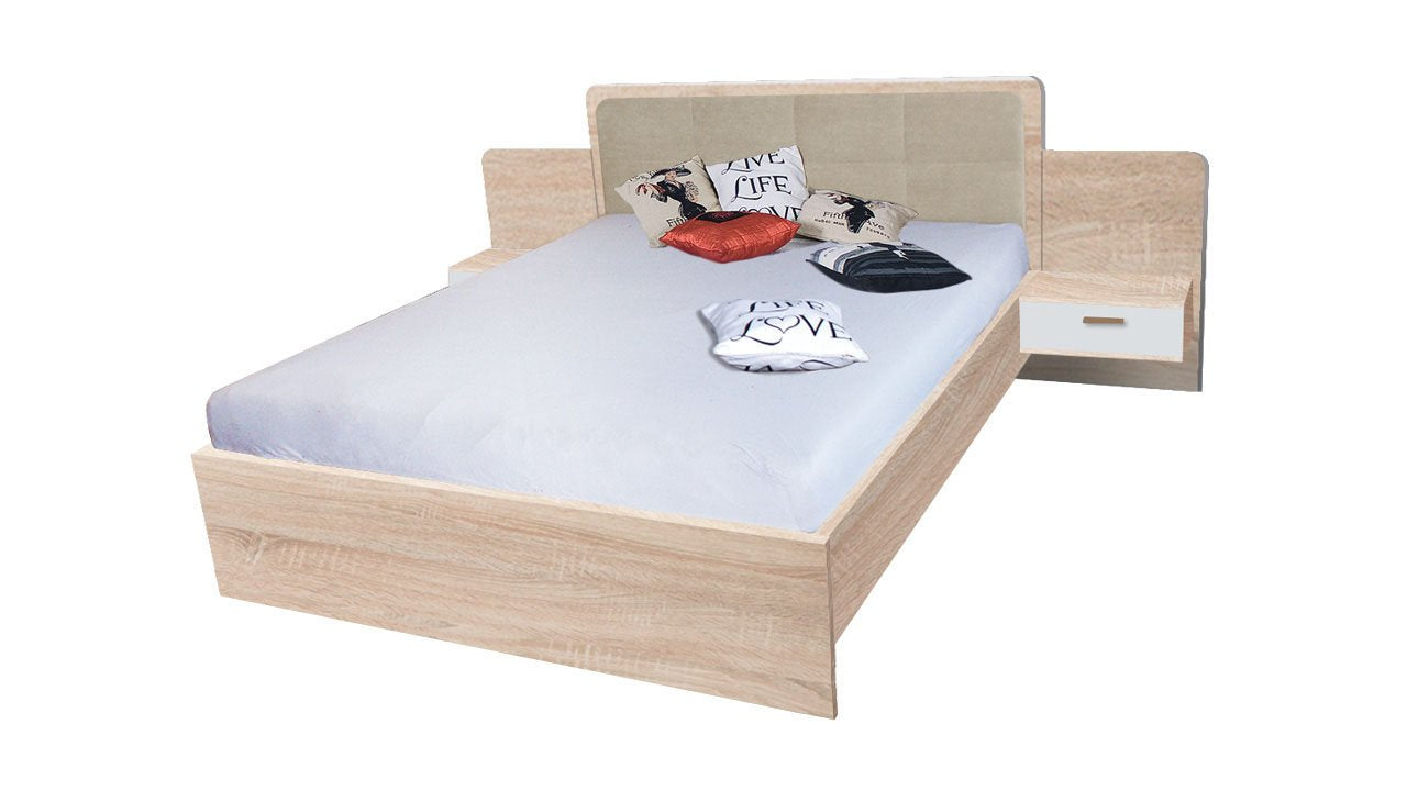 View Effect Bed 160cm Oak Sonoma EU King 160 x 200cm No information