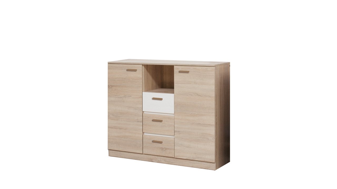 View Effect Chest of Drawers Oak Sonoma 130cm information