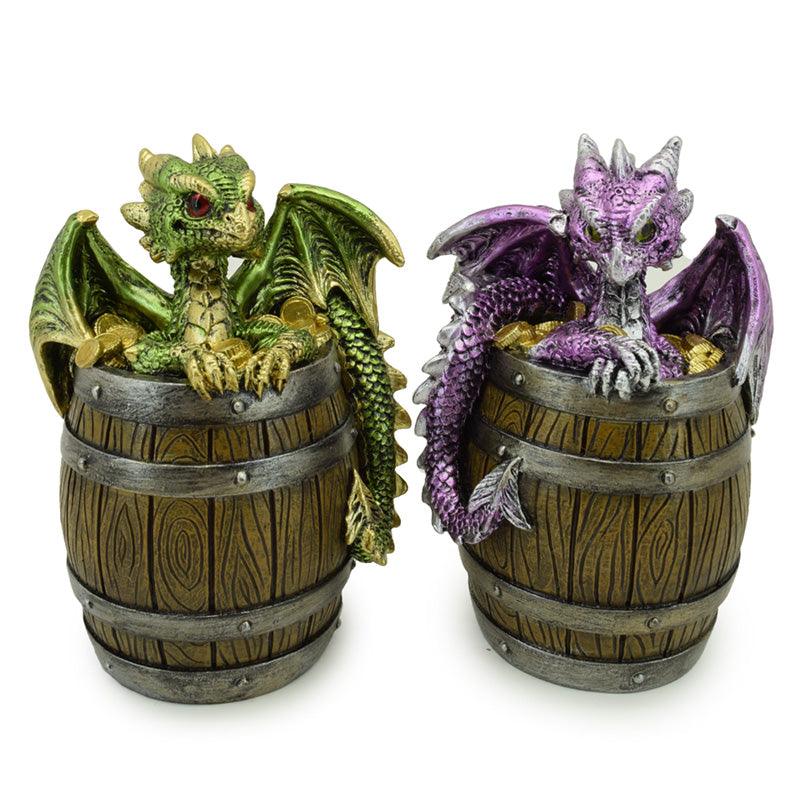 View Elements Dragon Figurine Barrel of Treasure information