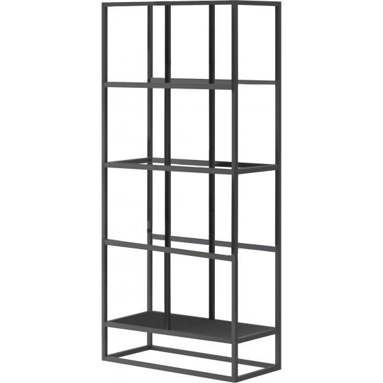 View Enjoy Bookcase 66cm Black Matt Only Bookcase Frame information