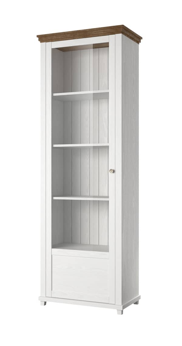 View Evora 05 Tall Display Cabinet Left 71cm Abisko Ash information