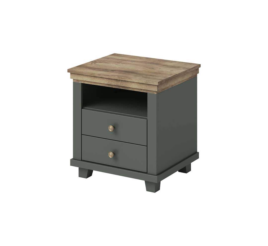 View Evora 22 Bedside Table Green 52cm information