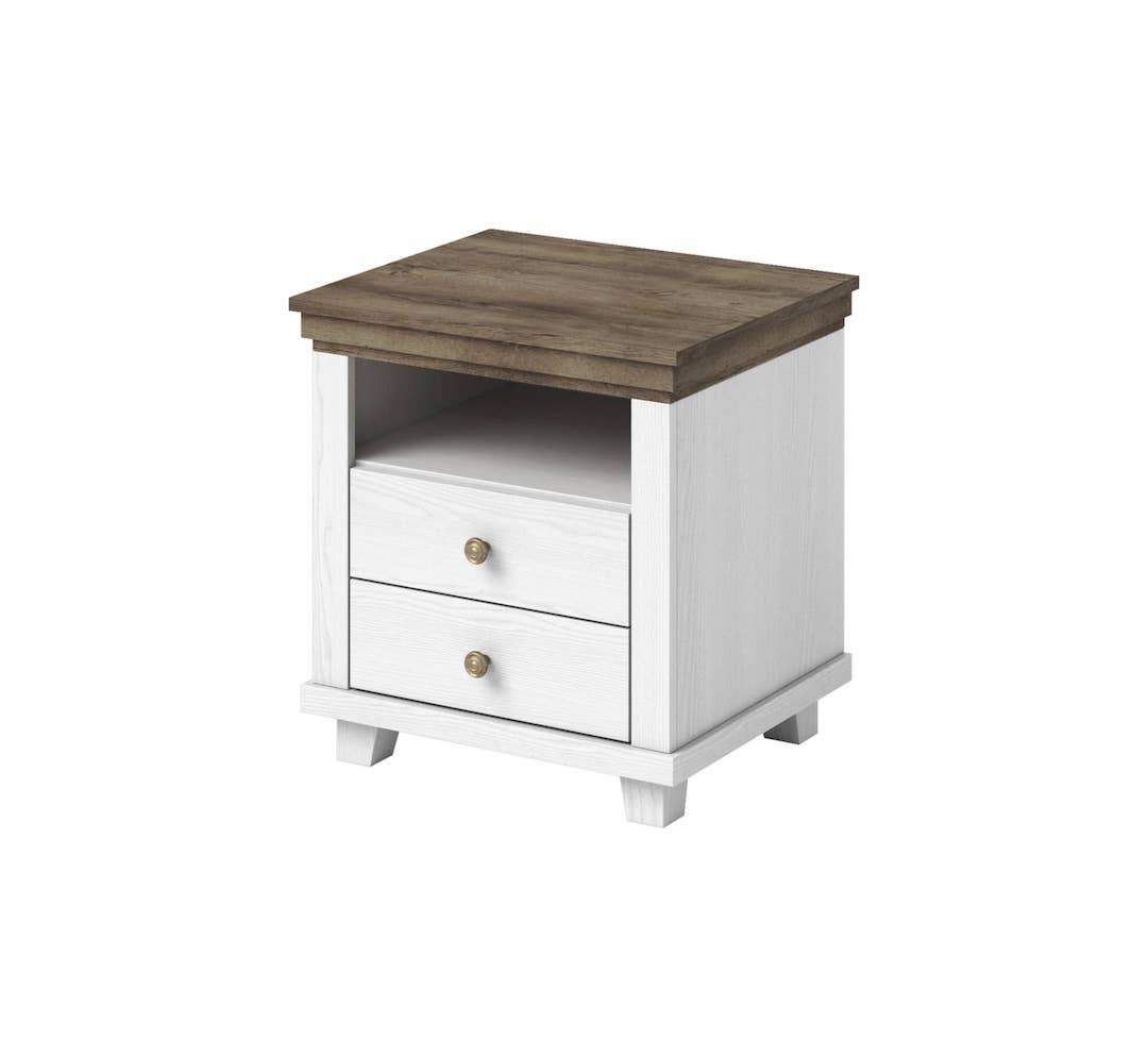 View Evora 22 Bedside Table Abisko Ash 52cm information