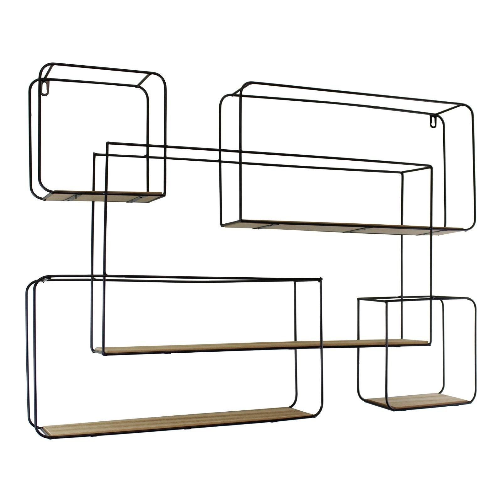 View Extra Large Rectangular Metal Wall Shelf information