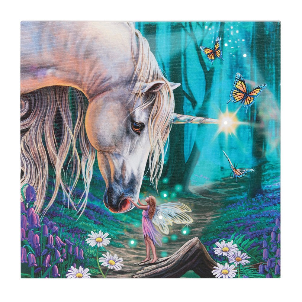 View Fairy Whispers Light Up Canvas Plaque by Lisa Parker information