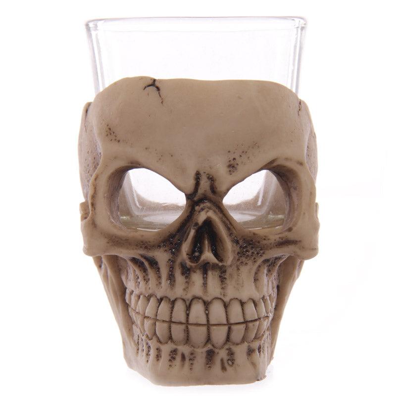 View Fantasy Glass and Resin Skull Shot Glasses information