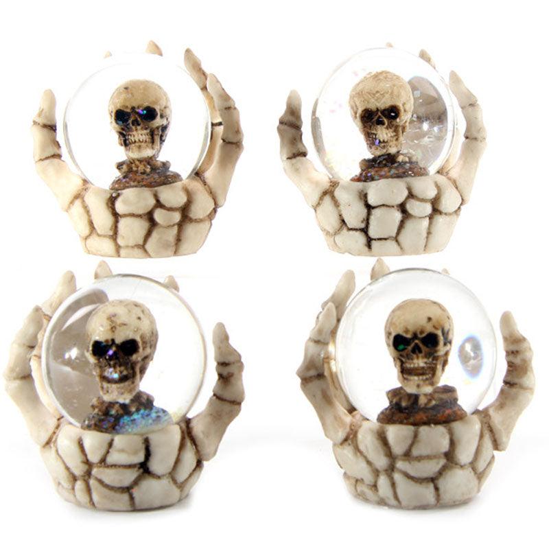 View Fantasy Skeleton Hand and Skull Snow Globe information