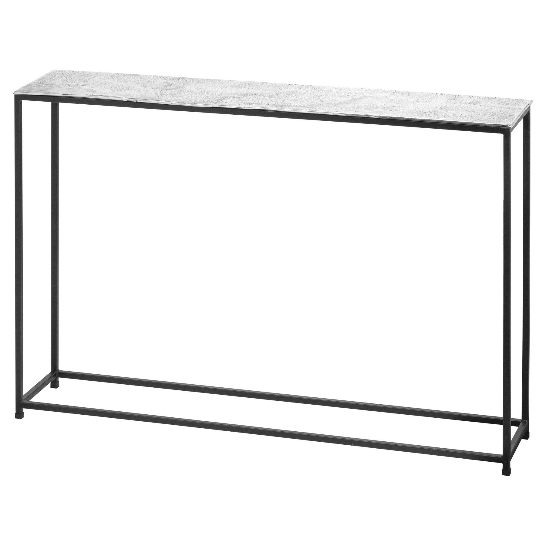 View Farrah Collection Silver Console Table information